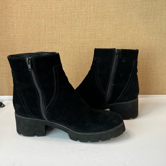 Seychelles Engaging Bootie Suede/Leather Size 10 - Picture 4 of 13